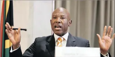  ?? PHOTO: SIMPHIWE MBOKAZI ?? Reserve Bank governor Lesetja Kganyago has decided to keep the repo rate unchanged.