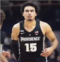  ?? Laurence Kesterson / Associated Press ?? Providence forward Justin Minaya in action against Villanova earlier this month.