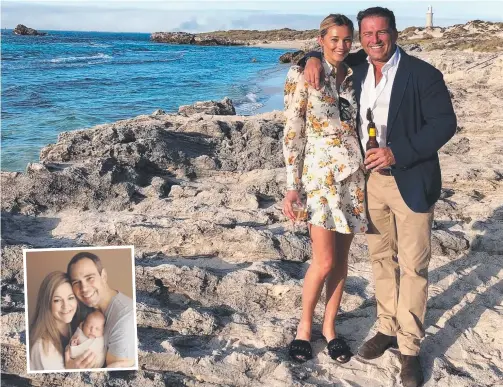  ??  ?? Karl Stefanovic’s relationsh­ip with Jasmine Yarbrough has been cited as a reason for a fan backlash as Adelaide’s Brenton Ragless (inset) has been mentioned as a possible replacemen­t for the popular morning presenter.