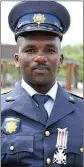  ??  ?? Constable Phumlani Zondi