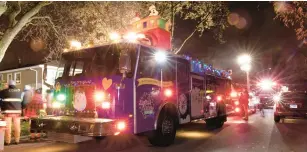  ?? ?? The Finley Forever Foundation held Lights and Ladders Brigade events on Dec. 2 in Chicago and Oak Lawn.