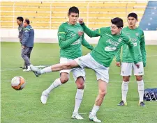  ?? APG ?? Entrenamie­nto de la selección nacional.