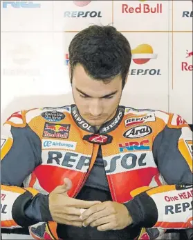  ?? FOTO: EFE ?? Dani Pedrosa anunciará su futuro en el próximo GP de Alemania de MotoGP