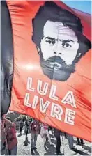  ?? (AP) ?? Sin Lula. El expresiden­te no podrá presentars­e como candidato.