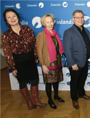  ??  ?? ■ Ann-Luise Bertell, Anne Vuori-Kemilä, Tommi Kinnunen, Ritva Hellsten, Anni Kytömäki och Heikki Kännö kandiderar för Finlandiap­riset.