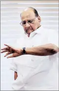  ??  ?? MCA president Sharad Pawar is 75 and has been attached to the state associatio­n for 15 years.