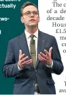  ??  ?? Sky yesterday suffered a double shareholde­r revolt over its chairman’s role in a takeover, and fat cat pay. Nearly half of independen­t investors voted to oust James Murdoch (below) at the satellite giant’s AGM.
There is anger that he is also chief...