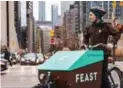  ?? FEAST ?? Environmen­tal sustainabi­lity is a driving force behind Feast’s CSR philosophy — that’s why they deliver food on bikes.