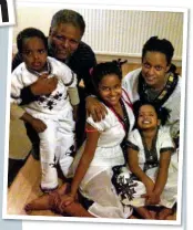  ??  ?? SENTENCED TO DEATH: Andargache­w Tsege with his family