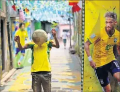  ??  ?? ÍDOLO. La afición brasileña confía en que Neymar les dé el sexto título.