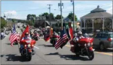  ?? RECORD FILE PHOTO ?? Motorcycli­sts take part in a previous Americade.