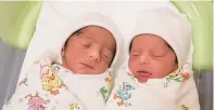  ??  ?? Mazna and Saif were born soon after the Eid announceme­nt.