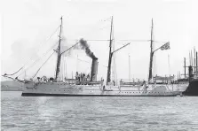  ??  ?? The U.S. coast guard cutter McCulloch, launched in 1896, was recently found about 90 metres down.
