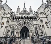  ??  ?? London’s Royal Courts of Justice