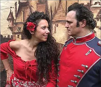  ?? Photo contribute­d ?? Anna Goma as Carmen and Yuriy Yurchuk, as Escamillo.