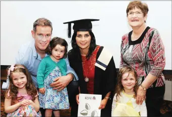  ??  ?? Caroline Reidy, Dromulton, Scartaglin. Graduated in Carers in Social Community and Health Services, pictured at the Kerry College of Further Education, (KCFE). Post Leaving Certificat­e, Graduation Ceremony at the Brandon Hotel on Thursday, pictured...