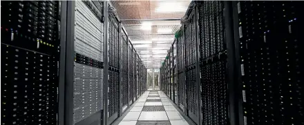  ?? GETTY IMAGES ?? The data centre industry has been booming worldwide, creating ‘‘weightless export’’ opportunit­ies for countries with cool climates and cheap renewable power.