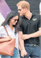  ??  ?? Meghan and Harry at Invictus Games