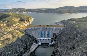  ??  ?? Tensions over water from La Boquilla Dam, near Delicias, Mexico, recently have exploded into violence, pitting Mexican farmers against their own president and the global superpower next door.