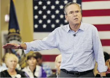  ?? Jim
Col
e / The Associat
ed Press
Fil es ?? Republican presidenti­al candidate Jeb Bush’s comments on government action following Thursday’s Oregon massacre were taken out of context, according to campaign officials.