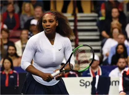  ?? FoTo: LEHTIKuVA/AFP/RICHARD SHIRo ?? Serena Williams är på väg tillbaka till tennisen efter sin paus.