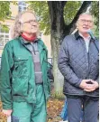  ?? FOTO: STADT ?? Initiator Alfons Schwab und OB Michael Beck.