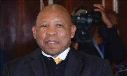  ??  ?? ‘Being vaccinated should not bring about reckless behaviour,’ warned Lesotho’s prime minister, Moeketsi Majoro. Photograph: Molise Molise/AFP/Getty