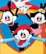  ??  ?? Animaniacs’ Yakko, Wakko and Dot