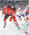  ?? FOTO: AFP ?? New Jerseys Brian Boyle spielte auch mit Leukämie noch Eishockey in der NHL.