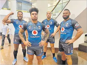  ?? Picture: FNRL ?? Key players ... Fiji Bati players (from left) Maika Sivo, Kevin Naiqama, Viliame Kikau and Mikaele Ravalawa.