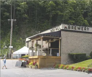  ??  ?? Nod Hill Brewery’s rooftop solar array was installed a little over a year ago on July 16 in Ridgefield.