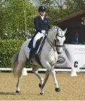  ??  ?? Back home: Bobby Hayler, pictured here with Aldborough Rubenhall, is looking forward to competing on home soil again