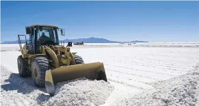  ?? GETTY IMAGES ?? Potash giant Nutrien is trying to sell its stake in a lithium producer in Chile.