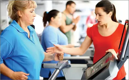  ?? Picture: GETTY ?? Run-of-the-mill prescripti­on...experts want GPs to ditch pills for more exercise classes like this treadmill session