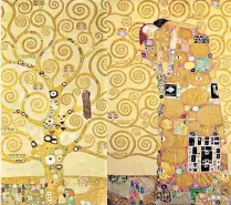  ??  ?? g Back in the snow-capped Schloss: The Stoclet Frieze (1905-11), by the Austrian painter Gustav Klimt