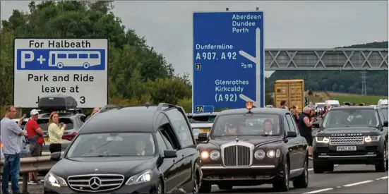  ?? ?? One correspond­ent has suggested this week that the hearse carrying the body of Her Majesty the Queen should have been manufactur­ed in Britain. Photo: Gordon Elliott