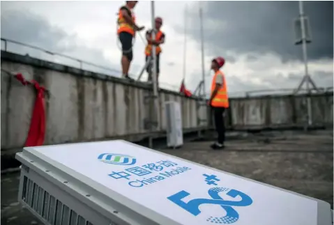 ?? Foto: Getty ?? El 5G es una de las nuevas infraestru­cturas por las que China ha hecho una gran apuesta.