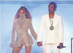 ?? RAVEN VARONA/PARKWOOD ENTERTAINM­ENT/PICTURE GROUP ?? Jay-Z and Beyonce will perform at the University of Phoenix Stadium in Glendale on Sept. 19.