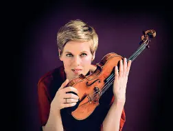  ?? ?? Protagonis­ti La violinista Isabelle Faust e (sotto) il pianista Alexander Melnikov