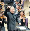  ??  ?? Thrifty: Mark Elder, music director of the shrewdly managed Hallé Orchestra