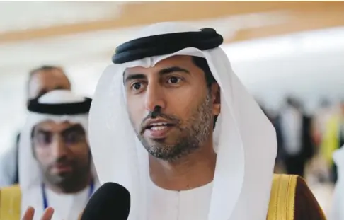  ??  ?? UAE Energy Minister Suhail Al-Mazrouei believes the oil market needs further correction. (Reuters)