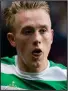  ??  ?? Calvin Miller plays at wing-back for Celts