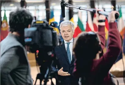  ?? FRANCISCO SECO / AFP ?? El comisario de Justicia, el belga Didier Reynders