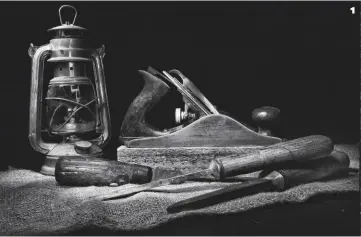  ??  ?? 1 Tool Shed by Carol White Griffiths this interestin­g still-life study is a masterclas­s in lighting, toning and monochrome conversion. the textures on display also add points of interest. 1