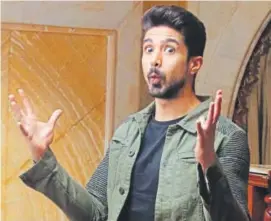  ?? PHOTO: MANOJ VERMA/HT ?? Actor Saqib Saleem says he works on every film as if it’s his last