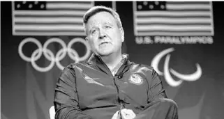  ?? MAXX WOLFSON/GETTY IMAGES ?? U.S. Olympic Committee CEO Scott Blackmun resigned in the wake of the gymnastics sexual abuse scandal.