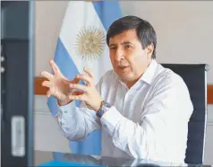  ?? CEDOC PERFIL ?? MINISTRO. “No hay condicione­s fiscales para hacerlo”, afirmó.