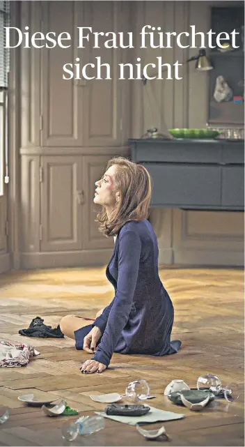  ?? FOTO: VERLEIH ?? Isabelle Huppert (63) als Michèle in Paul Verhoevens Thriller „Elle“.