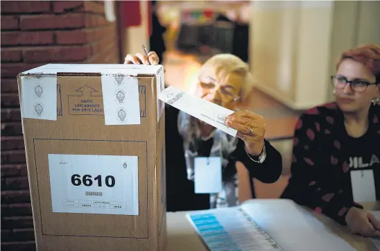  ?? EFE ?? Según la ley electoral las elecciones primarias deben realizarse en agosto.