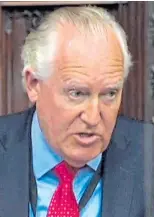  ??  ?? Lord Hain used parliament­ary privilege